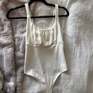 Abercrombie Elegant White Bodysuit